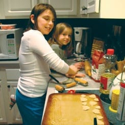 Kids cooking